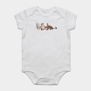 Classic Stuck Winnie the Pooh Baby Bodysuit